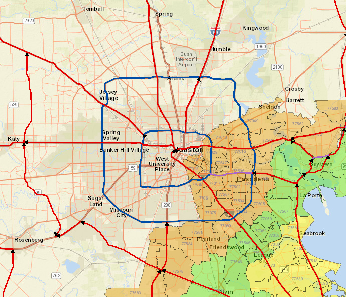 HOU Evac Map – Dr Duncan Robertson