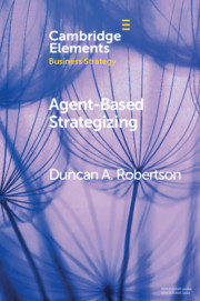 Agent-Based Strategizing: New Book Published at Cambridge University ...